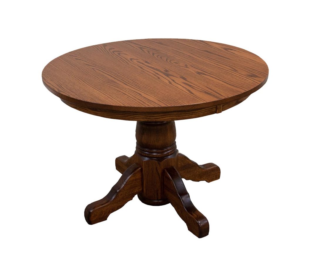 42" Round Single Pedestal Table | Pleasant View Furniture